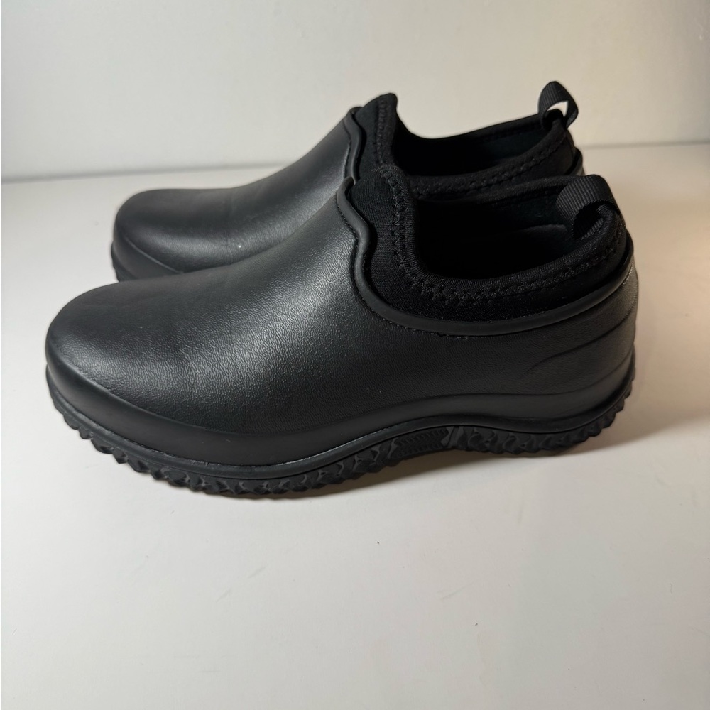 Tengta Black Slip-On Men's & Women’s Shoes